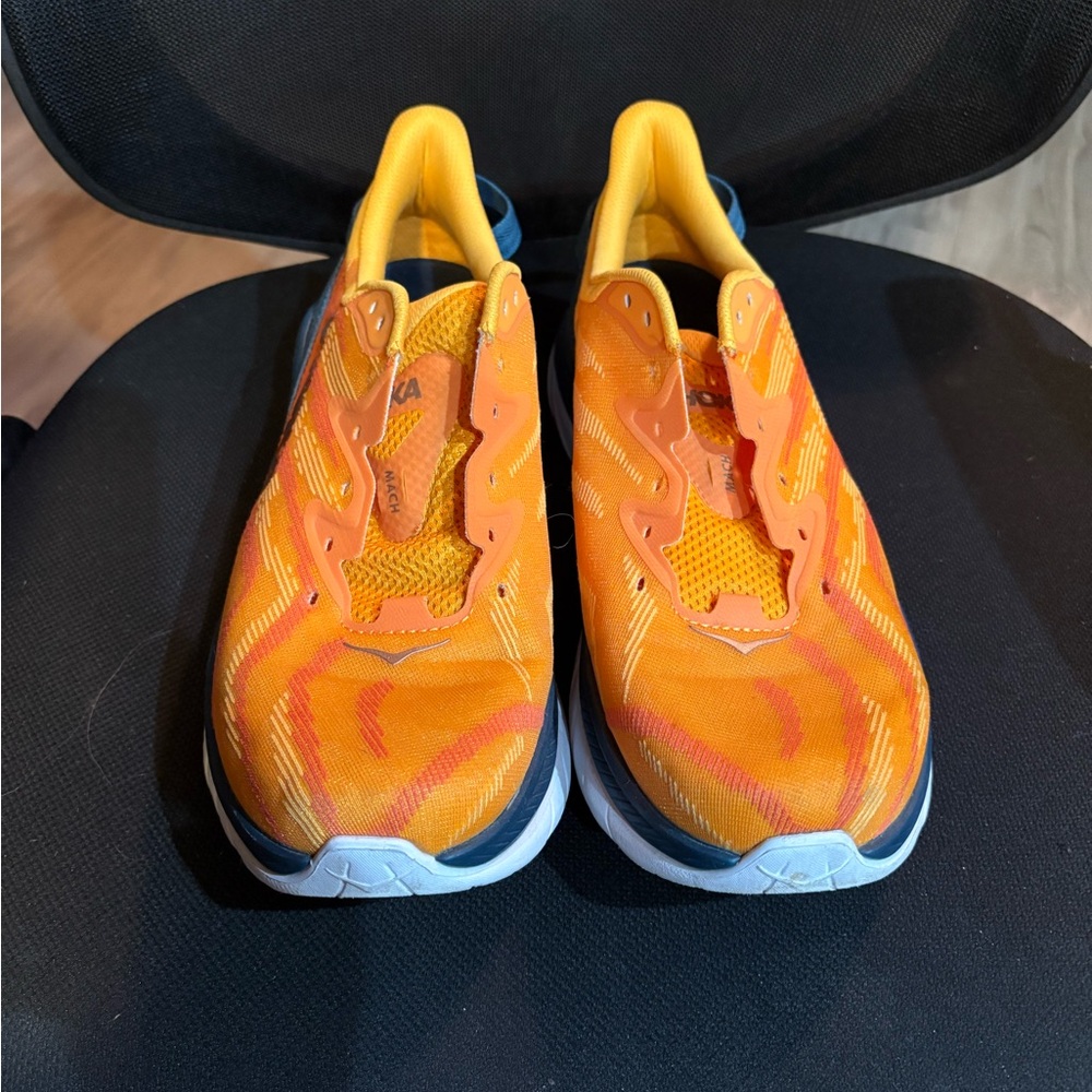 Hoka Orange Athletic Shoes